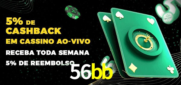 Promoções do cassino ao Vivo 56bb